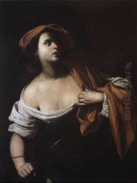 Lucrezia Oil Painting by Francesco Guarino