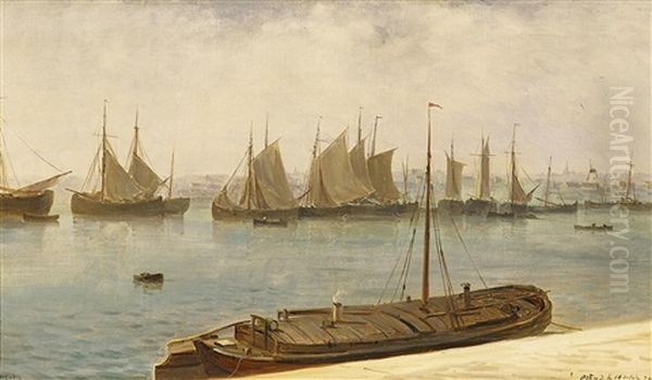 Im Hafen Von Oostende by Henriette Gudin