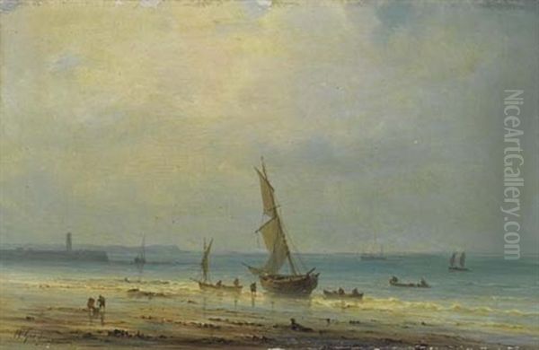 Morgenstimmung Am Strand by Henriette Gudin