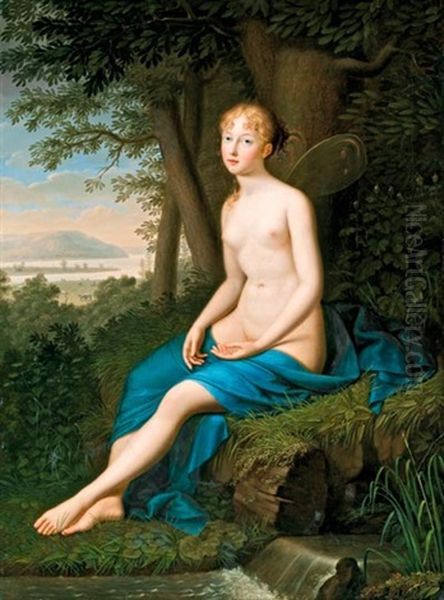 Psyche Oil Painting by Bernhard von Guerard