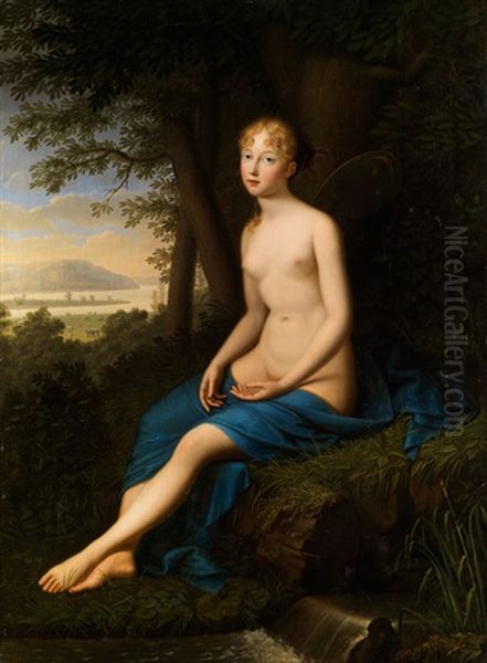 Psyche Oil Painting by Bernhard von Guerard