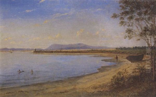 Mount Macedon From A Point Between St. Kilda And Brighton by Eugen von Guerard