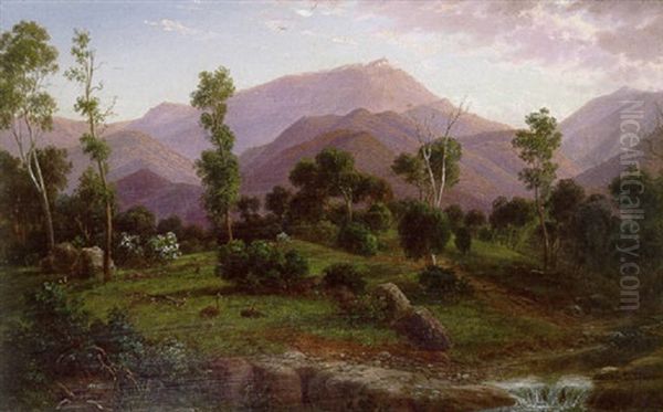 Mount Kent, Gippsland Oil Painting by Eugen von Guerard