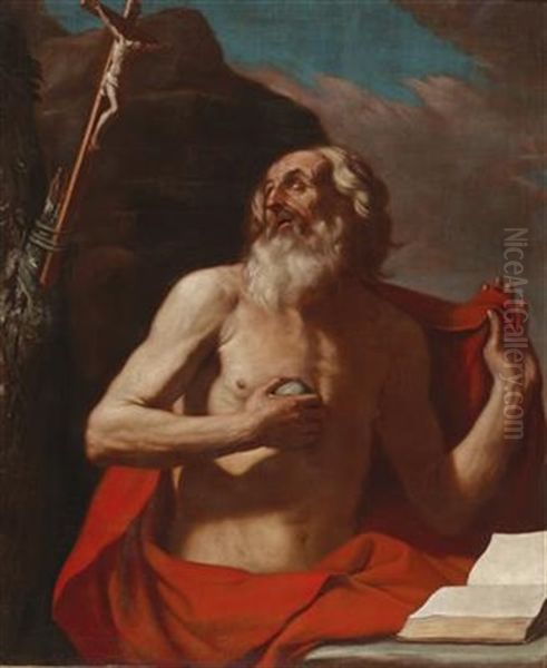 Saint Jerome Oil Painting by  Guercino