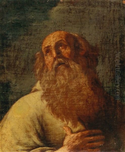 Saint Romuald Oil Painting by  Guercino