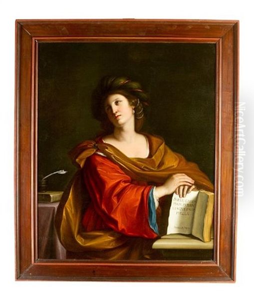 The Samian Sybil Oil Painting by  Guercino