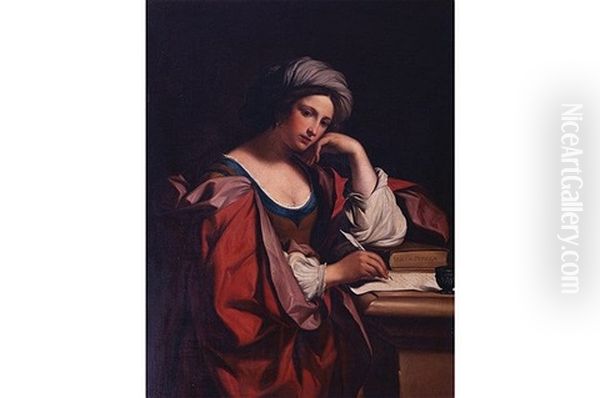 The Parsian Sybil Oil Painting by  Guercino