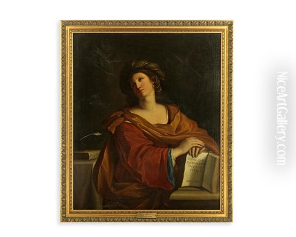 The Samian Sybil Oil Painting by  Guercino