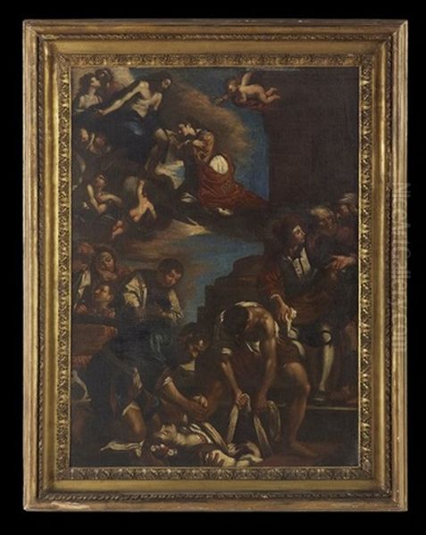 The Burial And Reception Into Heaven Of St. Petrunilla Oil Painting by  Guercino