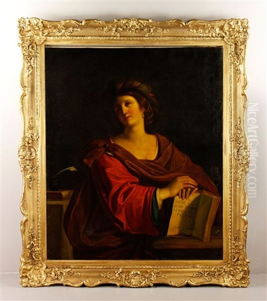 The Samian Sybil Oil Painting by  Guercino