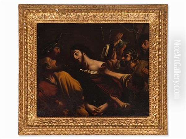 The Betrayal Of Christ Oil Painting by  Guercino