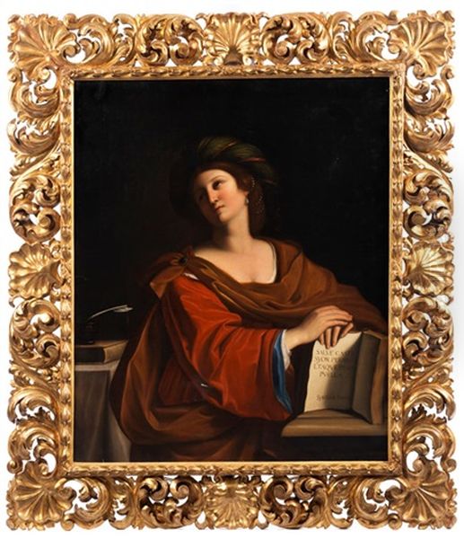 Sybilla Samia Oil Painting by  Guercino