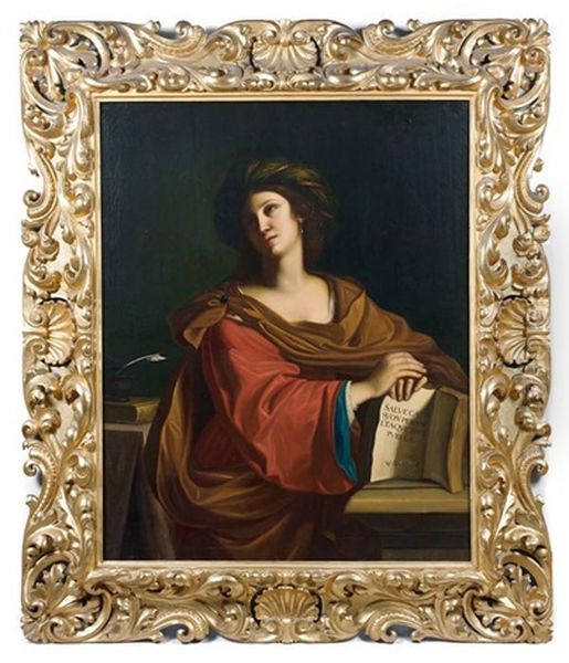 La Sybille Samienne Oil Painting by  Guercino