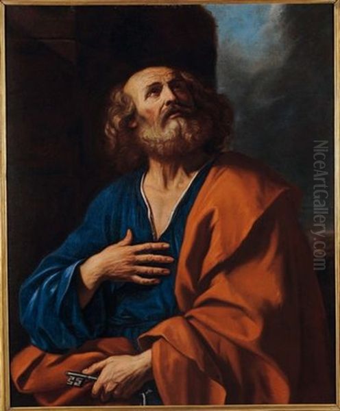 San Pietro Oil Painting by  Guercino