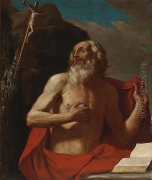 Saint Jerome by  Guercino