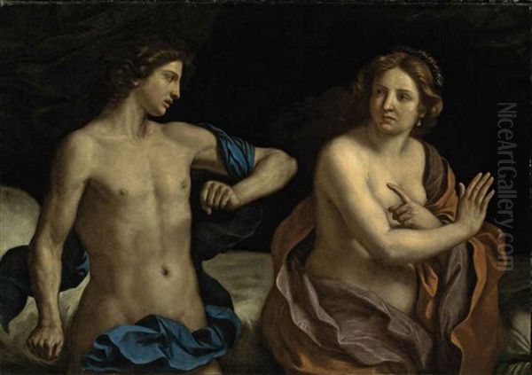 Amnon And Tamar by  Guercino