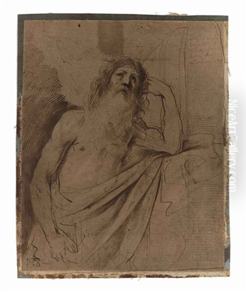 Saint Jerome Oil Painting by  Guercino