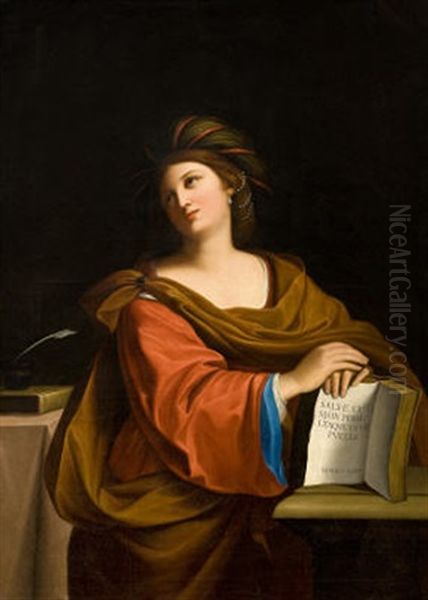 Die Samische Sibylle Oil Painting by  Guercino