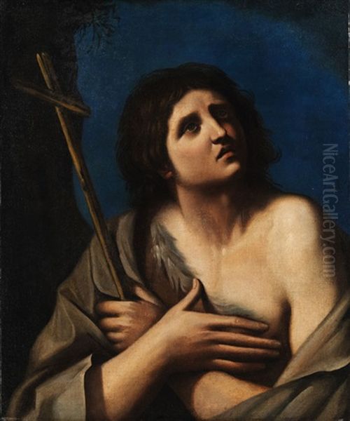 Bildnis Des Heiligen Johannes Baptist Oil Painting by  Guercino