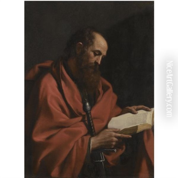 Saint Paul Oil Painting by  Guercino