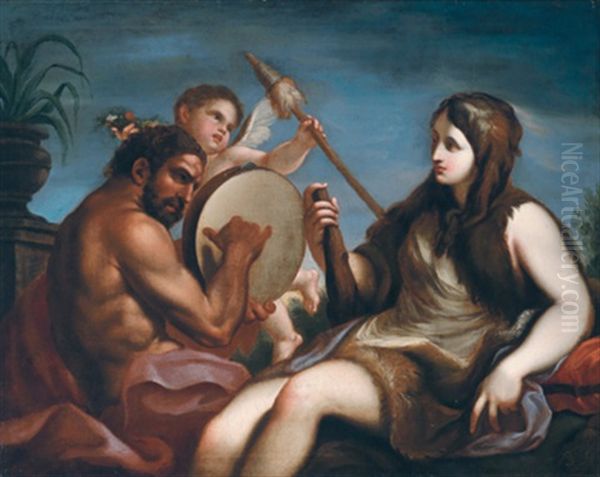 Mythologische Szene Oil Painting by  Guercino