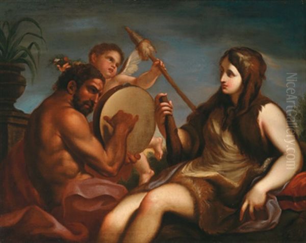 Mythologische Szene Oil Painting by  Guercino