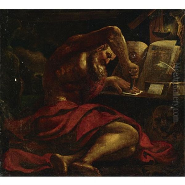 Saint Jerome Oil Painting by  Guercino