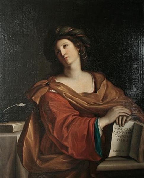 Sybil Oil Painting by  Guercino