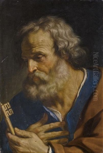 Saint Peter Oil Painting by  Guercino