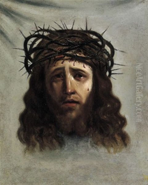 Il Sudario Di Cristo Oil Painting by  Guercino