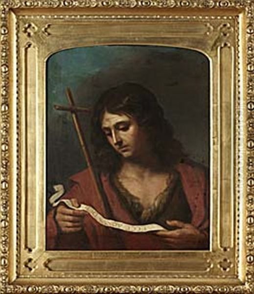 Johannes Doparen Oil Painting by  Guercino