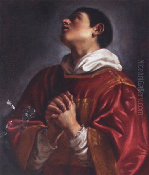 Saint Lawrence Oil Painting by  Guercino