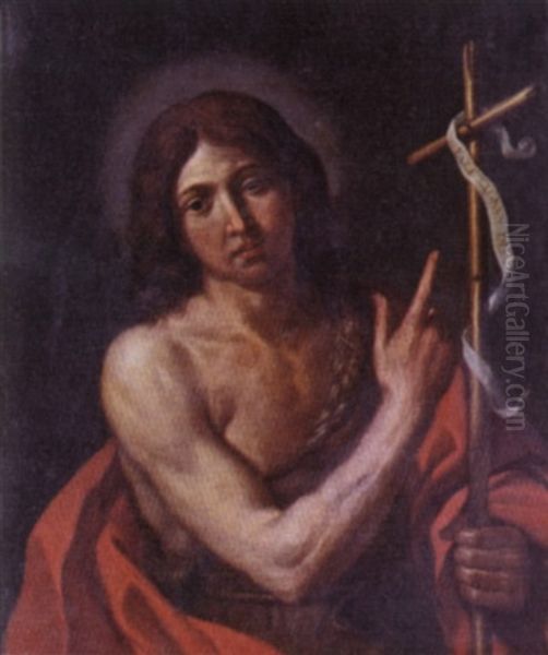 Saint John The Baptist Oil Painting by  Guercino