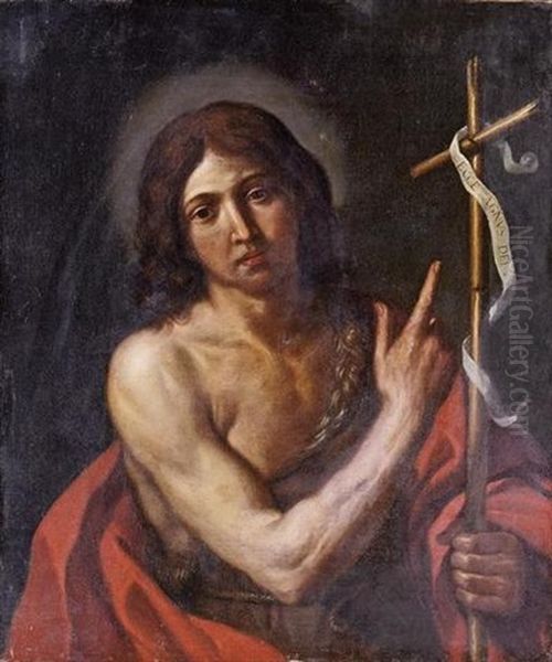 Saint John The Baptist Oil Painting by  Guercino