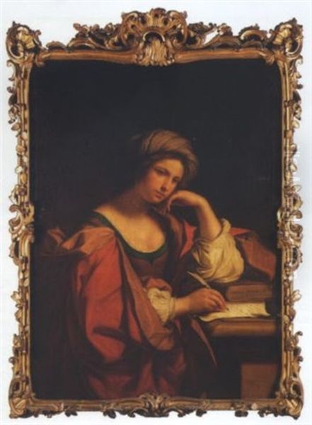 The Persian Sybil Oil Painting by  Guercino