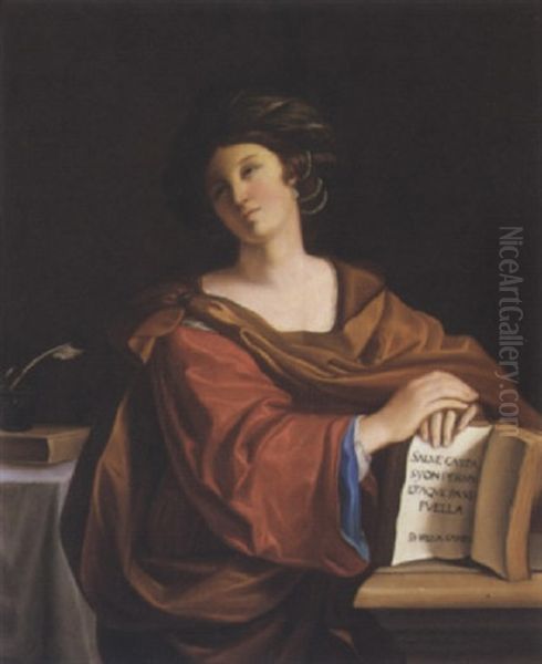 The Samian Sybil Oil Painting by  Guercino