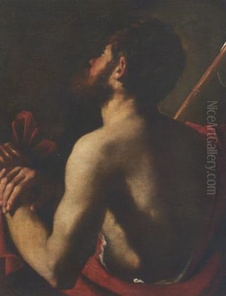 San Giovanni Battista Oil Painting by  Guercino