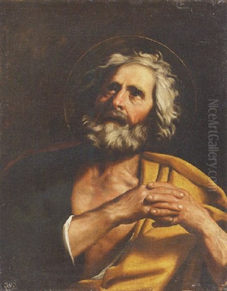 Saint Peter Oil Painting by  Guercino