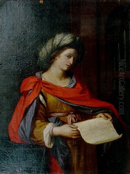 Sainte Cecile Oil Painting by  Guercino