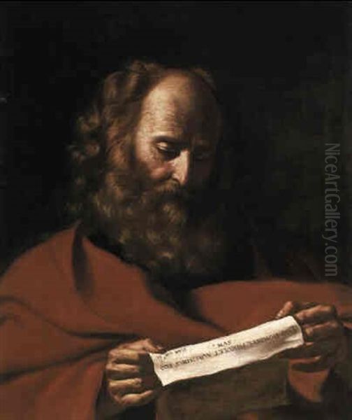 The Prophet Isaiah Oil Painting by  Guercino