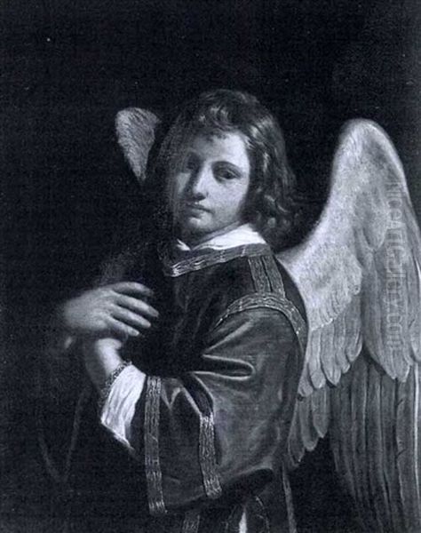 An Angel Oil Painting by  Guercino