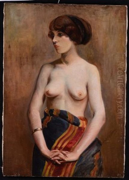 Nudo Oil Painting by Charles Francois Prosper Guerin