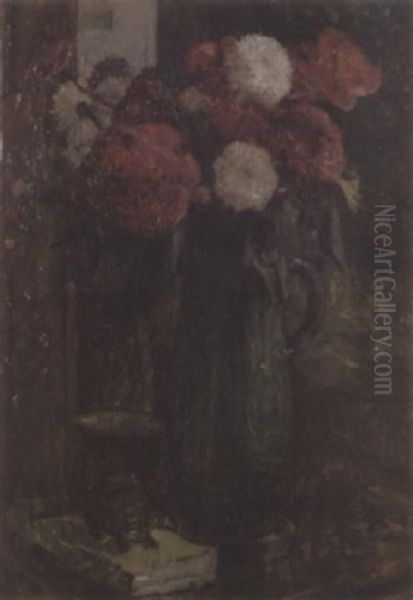 Bouquet De Fleurs Oil Painting by Charles Francois Prosper Guerin