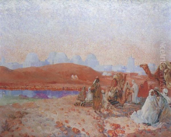 Mosquee Du Sabre A Kairouan by Ernest Pierre Guerin