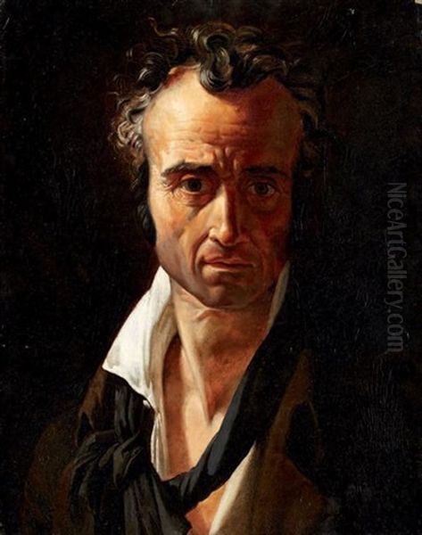 Portrait D'homme Oil Painting by Pierre Narcisse Guerin