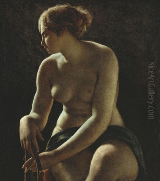 Sappho Oil Painting by Pierre Narcisse Guerin