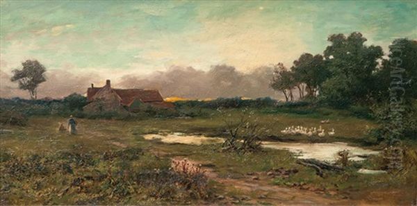 Landscape In France Oil Painting by Armand Guery