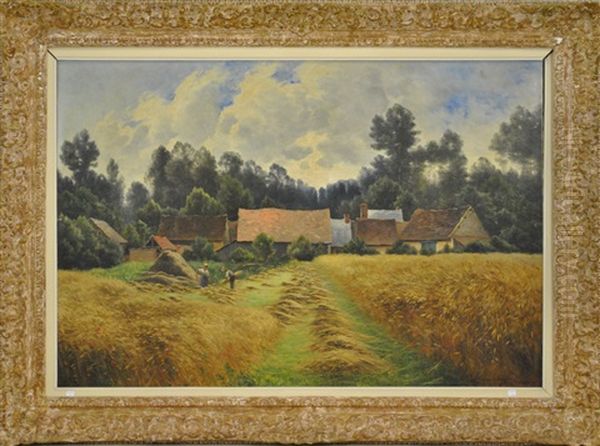 La Moisson Oil Painting by Armand Guery