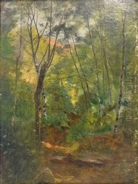 Foret Du Col De Porte, Dauphine Oil Painting by Laurent (Abbe) Guetal