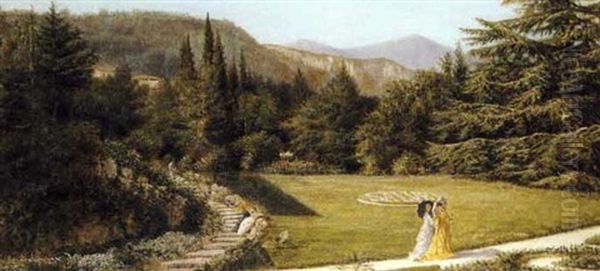 Veduta Di Giardino Sul Lago Maggiore by Giovanni Guida